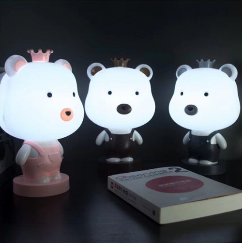 Επιτραπέζιο Νυχτερινό Φωτιστικό - Λάμπα Πορτατίφ Αρκουδάκι - Night Lamp Set