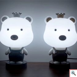 Επιτραπέζιο Νυχτερινό Φωτιστικό - Λάμπα Πορτατίφ Αρκουδάκι - Night Lamp Set