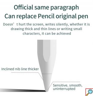 Ψηφιακή Γραφίδα Αφής με Palm Rejection για iPad mini 6 / iPad Pro 11 (2021) / iPad Air 2020 σε Λευκό χρώμα