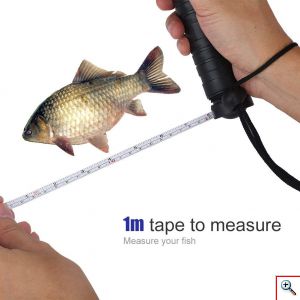 Γάντζος - Grip Ψαρέματος με Ζυγαριά 25kg, Ψηφιακή Οθόνη, LED Μεζούρα 1m & Θερμόμετρο - Λαβή Αλιείας για μεγάλα ψάρια - Fish Grip