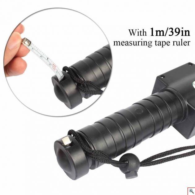 Γάντζος - Grip Ψαρέματος με Ζυγαριά 25kg, Ψηφιακή Οθόνη, LED Μεζούρα 1m & Θερμόμετρο - Λαβή Αλιείας για μεγάλα ψάρια - Fish Grip