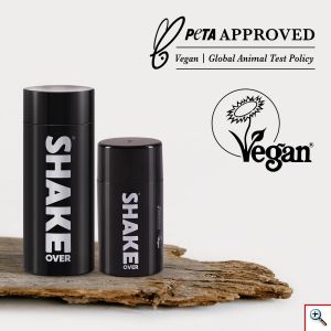 Μικρο-ίνες Φυσικής Κερατίνης με Ψευδάργυρο κατά της Τριχόπτωσης & Αραίωσης των Μαλλιών 30γρ - SHAKE-OVER Zinc-enriched Hair Fibers