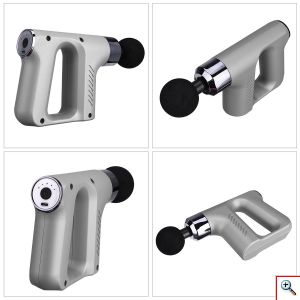 Ηλεκτρική Συσκευή Μασάζ για το Σώμα με 4 Κεφαλές και 5 Ρυθμίσεις Ταχύτητας Επαναφορτιζόμενη 20W - Deep Tissue Fascia Fun KH-740