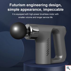 Ηλεκτρική Συσκευή Μασάζ για το Σώμα με 4 Κεφαλές και 5 Ρυθμίσεις Ταχύτητας Επαναφορτιζόμενη 20W - Deep Tissue Fascia Fun KH-740