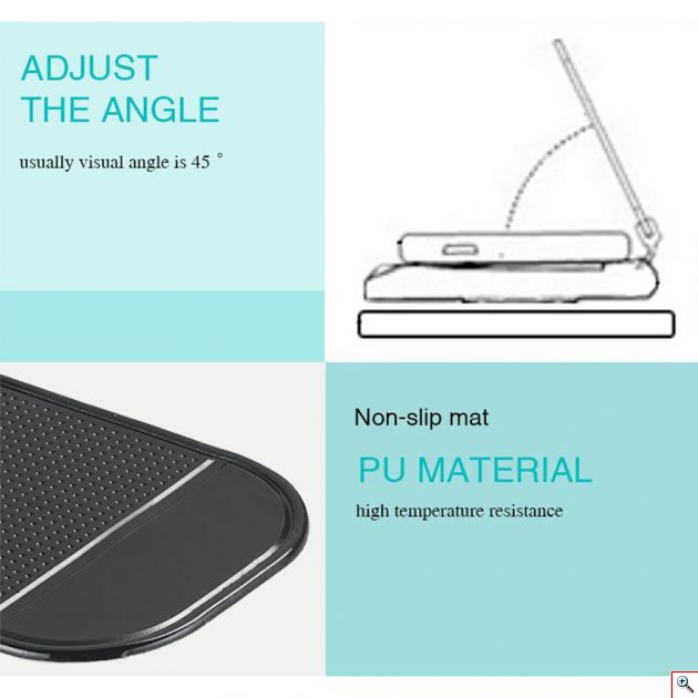 Βάση Κινητού με Καθρέπτη - Οθόνη Αντανάκλασης Αυτοκινήτου Αντιολισθητική HUD Head Up Display - Universal Smartphone Holder & HUD Display