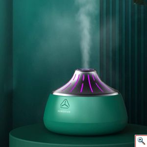 Μίνι Υγραντήρας Υπερήχων & Αρωματοθεραπείας με LED Φωτισμό - USB Mini Humidifier