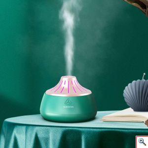 Μίνι Υγραντήρας Υπερήχων & Αρωματοθεραπείας με LED Φωτισμό - USB Mini Humidifier