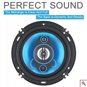 Ηχεία Αυτοκινήτων Δύο Δρόμων 500 Watt 16cm 6″ Ιντσών 2τμχ - TP-1671