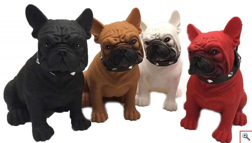 Μικρό Επαναφορτιζόμενο Ηχείο Bluetooth & TWS - Σκύλος BullDog Digital Speaker CH-M212