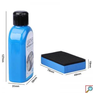 Σετ 2 σε 1 Καθαρισμού / Γυαλίσματος για Δέρμα Αυτοκινήτου 160ml Carsun