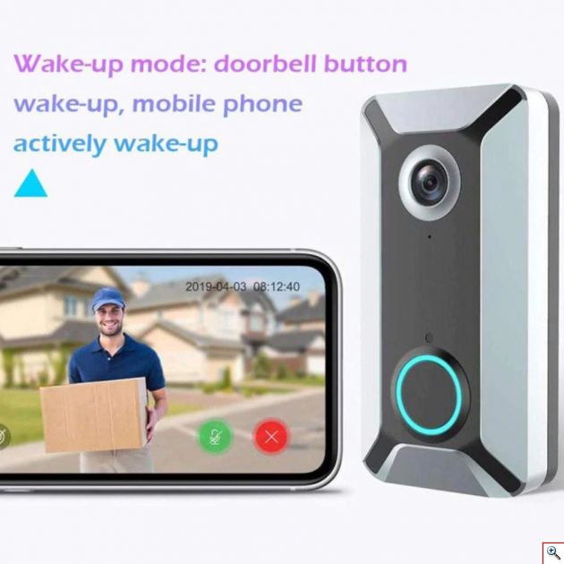 Έξυπνο Αδιάβροχο Κουδούνι Πόρτας WiFi Video 720P Video Camera