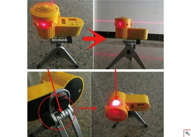Laser Αλφάδι με Τρίποδο - Multi-function Laser Leveler