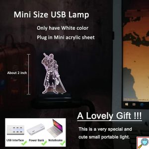 LED 3D Τρισδιάστατο Φωτιστικό Illusion Led Wekity Roronoa Zoro