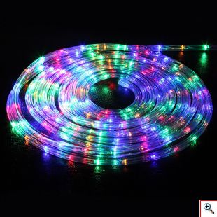 LED Φωτοσωλήνας 10m με RGB Πολύχρωμο Φως και 8 Προγράμματα Φωτισμού - Χριστουγεννιάτικα Λαμπάκια