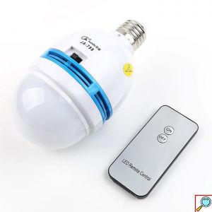LED Λαμπτήρας Οικονομίας Ε27 Επαναφορτιζόμενος & Τηλεχειριζόμενος