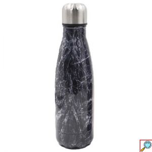 Ανοξείδωτο Θερμός 500ml με Βιδωτό Καπάκι & Εφέ Μαρμάρου - Marble Effect Thermos σε Διάφορα Χρώματα