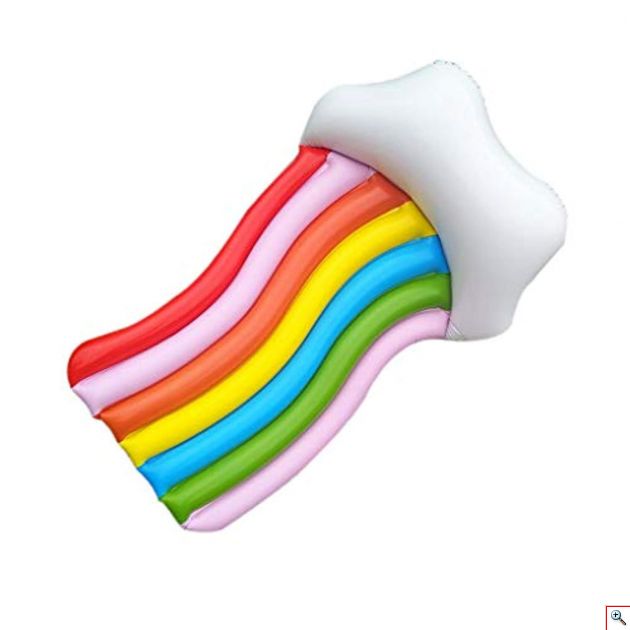 Φουσκωτό Στρώμα Θαλάσσης Ουράνιο Τόξο 180x105 εκ.