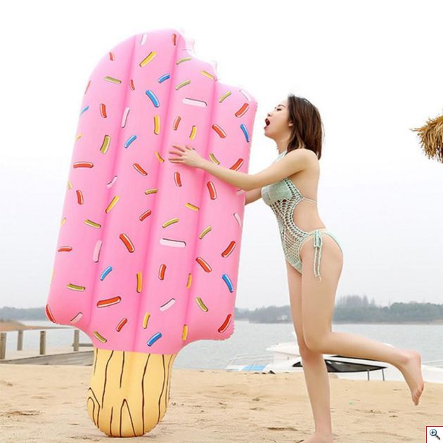 Στρώμα Παγωτό Ξυλάκι Ροζ Γίγας 196 x 86cm - Inflatable Ice Cream 