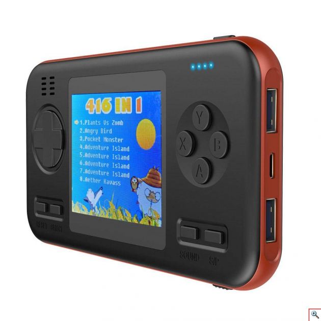 Φορητή Ρετρό Κονσόλα με 416 Παιχνίδια σε Στυλ Gameboy