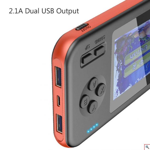 Φορητή Ρετρό Κονσόλα με 416 Παιχνίδια σε Στυλ Gameboy