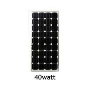 Φωτοβολταϊκός Συλλέκτης 40WATT 12V Solar Panel BAO-4045 με Πλαίσιο Αλουμινίου