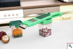 Σετ Πολυκόφτης Φρούτων & Λαχανικών με 8 Επιφάνειες Κοπής & Τάπερ Αποθήκευσης - Professional Dicer 8 in 1