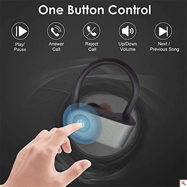 Ασύρματα Ακουστικά Bluetooth σε Κόκκινο Χρώμα - Wireless Bluetooth Powerbeats