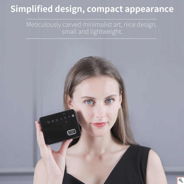 Mini Φορητός Προβολέας - Προτζέκτορας Αφής Led Multimedia USB, SD, HDMI, AV, AUX Βιντεοπροβολέας Projector Home Cinema με Τηλεχειριστήριο