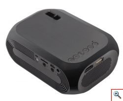Μίνι Προτζέκτορας Τεχνολογίας Προβολής LCD Λάμπας LED με Φυσική Ανάλυση 1920x1080 & Φωτεινότητα 800 Lumens - Andowl Projector AUHL-526 Μαύρο