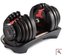 Ρυθμιζόμενος Αλτήρας με βάρη 24kg - Adjustable SmartBell Fitness Equipment Κόκκινο/Μαύρο GL-55458
