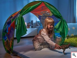 Παιδική Σκηνή Κρεβατιού με Δεινόσαυρους - Pop Up Dream Tents Dinosaur Island