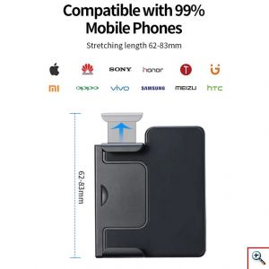 Λαβή Στήριξης Κινητού με Χειριστήριο Bluetooth για Selfie - Ulanzi CapGrip Handle Grip 