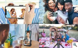 Λαβή Στήριξης Κινητού με Χειριστήριο Bluetooth για Selfie - Ulanzi CapGrip Handle Grip 