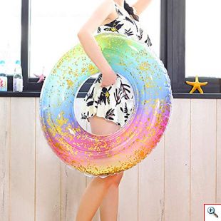 Φουσκωτό Σωσίβιο Πολύχρωμο με Glitter 90cm - Inflatable Float