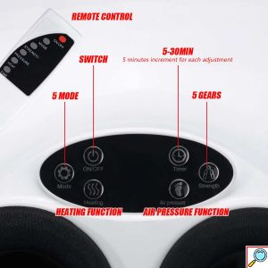 Επαγγελματική Θερμαινόμενη Συσκευή Μασάζ Ποδιών - Μαλάξεις & Ρεφλεξιολογία - 4D Foot Therapy Machine