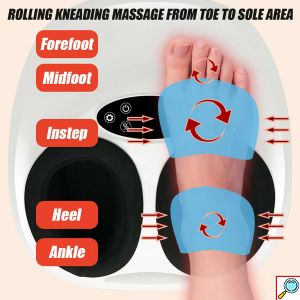 Επαγγελματική Θερμαινόμενη Συσκευή Μασάζ Ποδιών - Μαλάξεις & Ρεφλεξιολογία - 4D Foot Therapy Machine