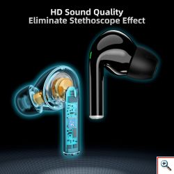 Ασύρματα Ακουστικά με Bluetooth 5.1 & Οθόνη Αφής TWS RGB - Earbuds AWEI T29 Pro