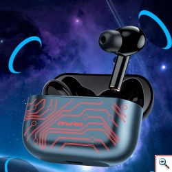 Ασύρματα Ακουστικά με Bluetooth 5.1 & Οθόνη Αφής TWS RGB - Earbuds AWEI T29 Pro