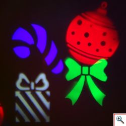 Νυχτερινός Διακοσμητικός Γιορτινός Φωτισμός με 12 Διαφορετικά Θέματα-Slides