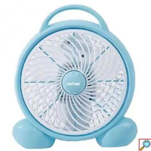 Μίνι Επιτραπέζιος Ανεμιστήρας Με 3 Πτερύγια Γαλάζιος Aerbes