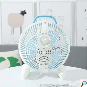 Μίνι Επιτραπέζιος Ανεμιστήρας Με 3 Πτερύγια Γαλάζιος Aerbes