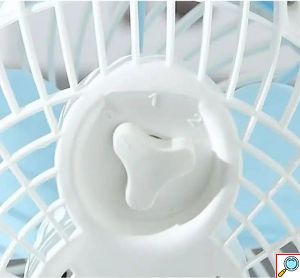 Μίνι Επιτραπέζιος Ανεμιστήρας Με 3 Πτερύγια Γαλάζιος Aerbes