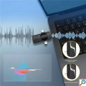 Ασύρματο Μικρόφωνο Κεφαλής με Δέκτη TypeC, AUX & Lightning - Andowl