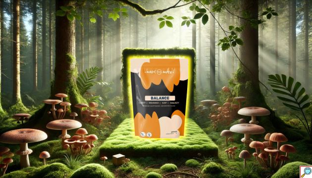 BALANCE - MUSHROOM BLEND: Προσαρμογόνα Μανιτάρια για Ισορροπία, Αντοχή και Ενέργεια