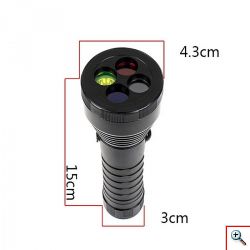 Επαναφορτιζόμενος Φακός 4 Χρωμάτων Bailong BL- 9842