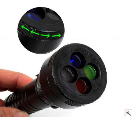 Επαναφορτιζόμενος Φακός 4 Χρωμάτων Bailong BL- 9842