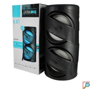 Ασύρματο Φορητό Bluetooth Ηχείο με Ενσύρματο Μικρόφωνο USB/SD/AUX και Μπαταρία 1200mAh