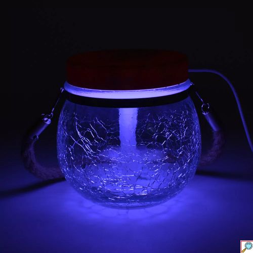 Andowl Συσκευή Αρωματοθεραπείας-Υγραντήρας 400ml με LED RGB Φωτισμό και Φυσικό Ξύλινο Καπάκι