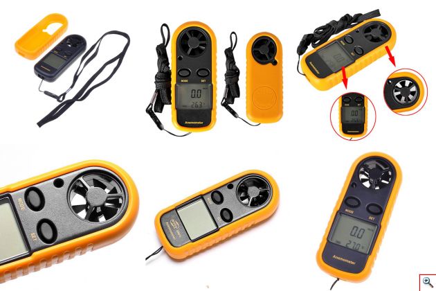 Ψηφιακό Ανεμόμετρο - Θερμόμετρο Χειρός - Pro-Instruments - GM816