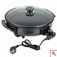 Ηλεκτρική Ψησταριά Τeppanyaki με Αντικολλητική Επιφάνεια Pizza Pan